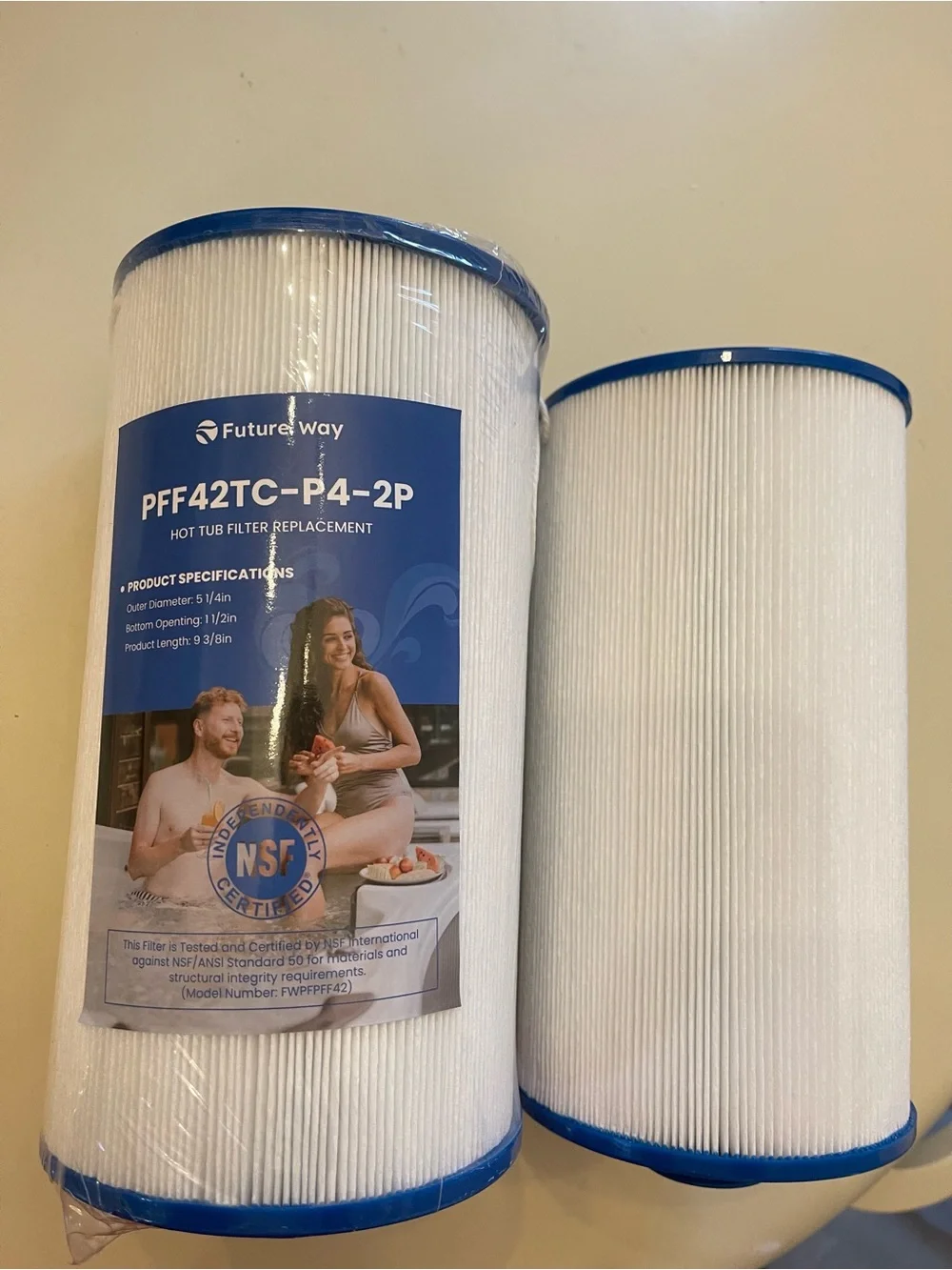 Hot Tub Filter Replacement for Lifesmart, AquaTerra Spa, Freeflow